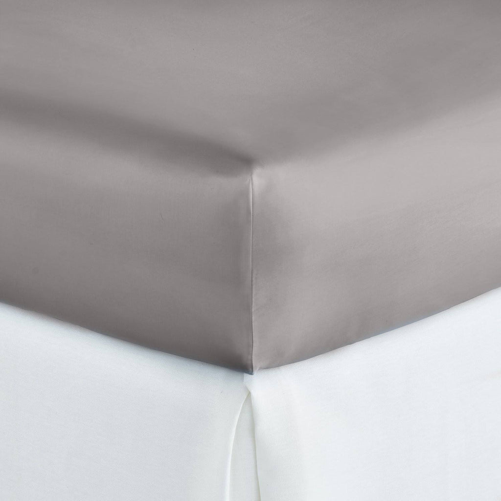 Pewter Soprano Sateen Fitted Sheet - Full A980