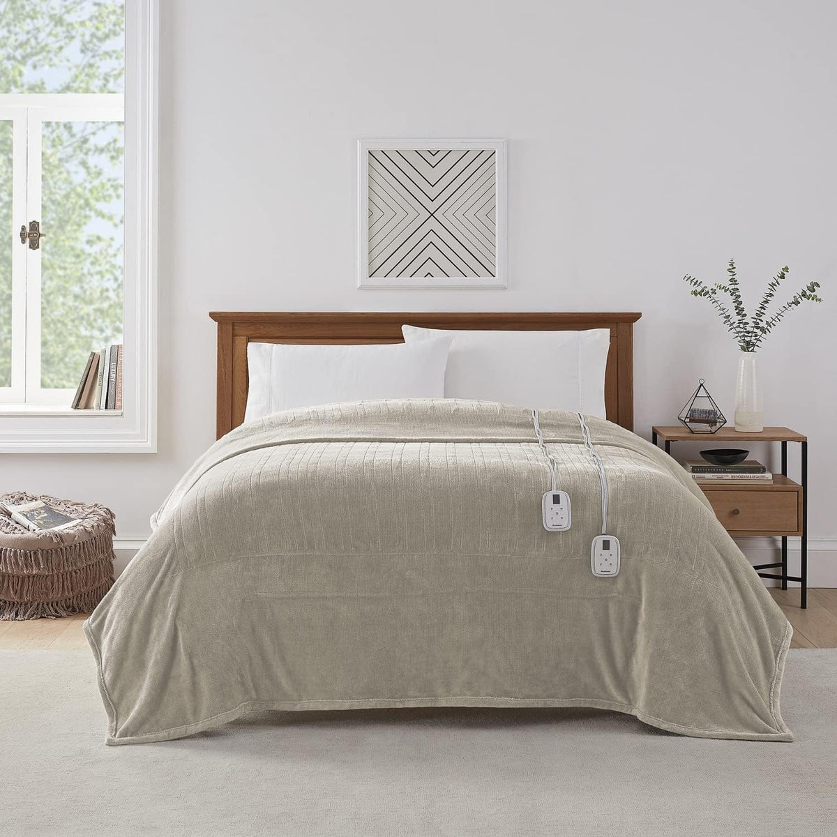 King Size Velvet Electric Heated Throw Blanket E316