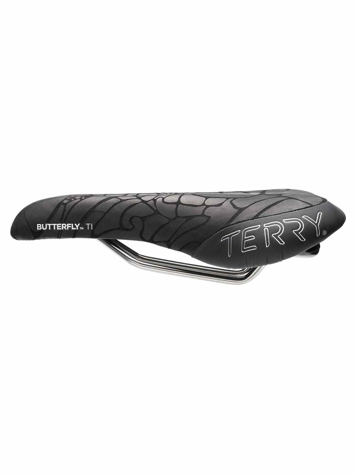 Black Textured Leather Bike Saddle T118303