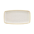 Stonecast Oblong Plate - Barley White D585