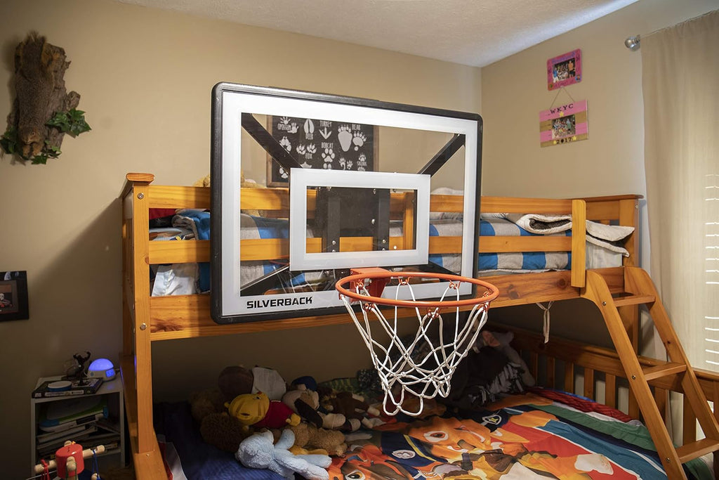 Youth Basketball Hoop with Mounting Technology, Black P4842