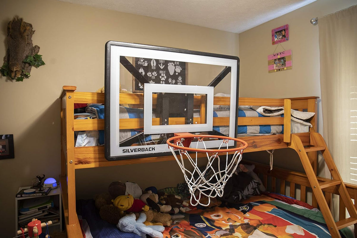 Youth Basketball Hoop with Mounting Technology, Black P4842