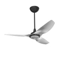 52 Ceiling Fan with Brushed Aluminum Blades and Black Finish T180038