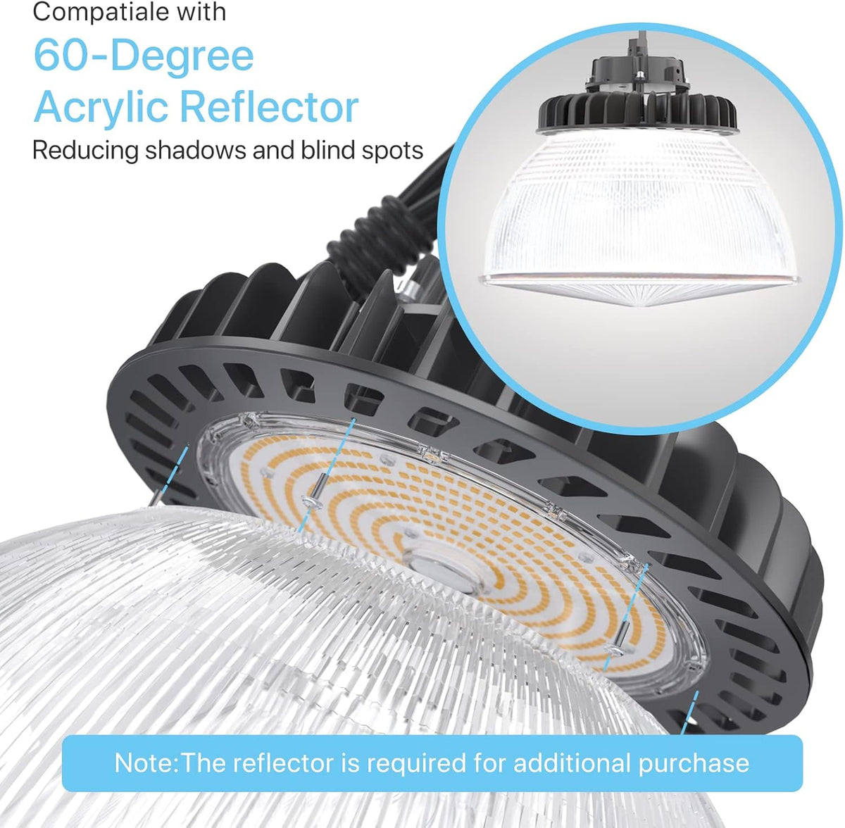 LED High Bay Light 150W 5000K Dimmable X59696