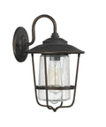 Old Bronze Outdoor Wall Lantern O617