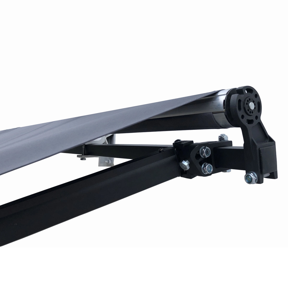 Gray Retractable Patio Awning Q74971