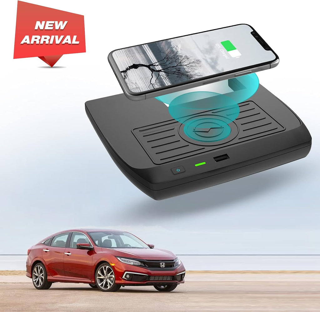 Wireless Charger for 10th Gen Honda Civic, Center Console Accessories Pack of 2 G2092