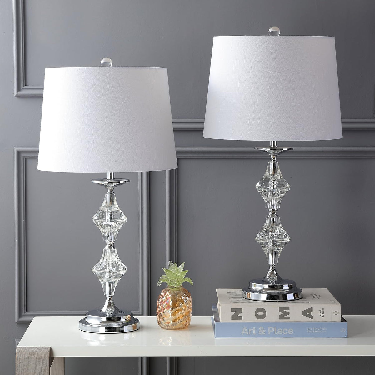 Crystal LED Table Lamp Set of 2 J874