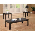 Black 3 Piece Occasional Table Set B931