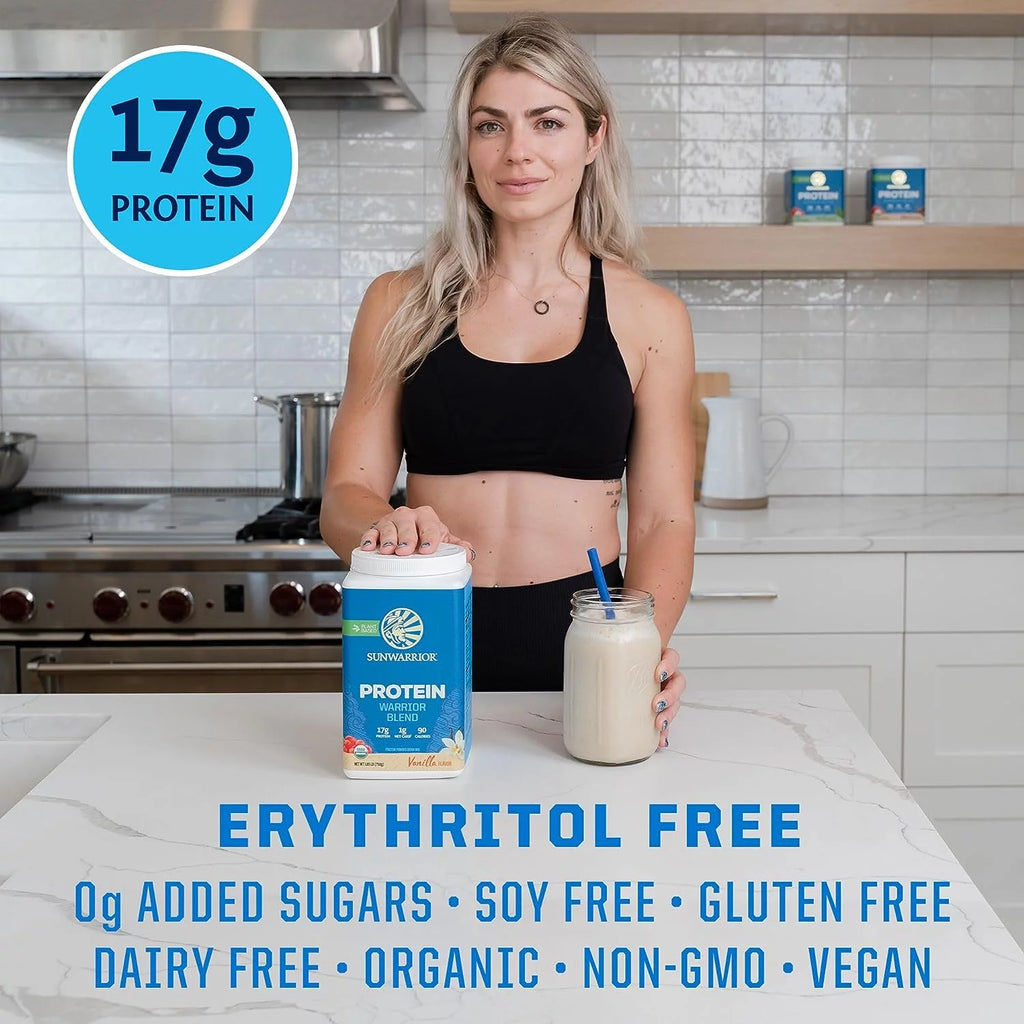 Organic Vanilla Plant Protein Powder with BCAA, 750g H220765