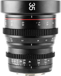 35mm T2.2 Manual Focus Cinema Lens for M43 Mount Cameras A6564