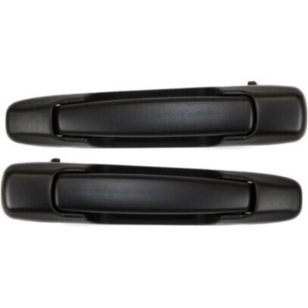Black Plastic Exterior Door Handle Set of 2 C950