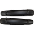 Black Plastic Exterior Door Handle Set of 2 C950