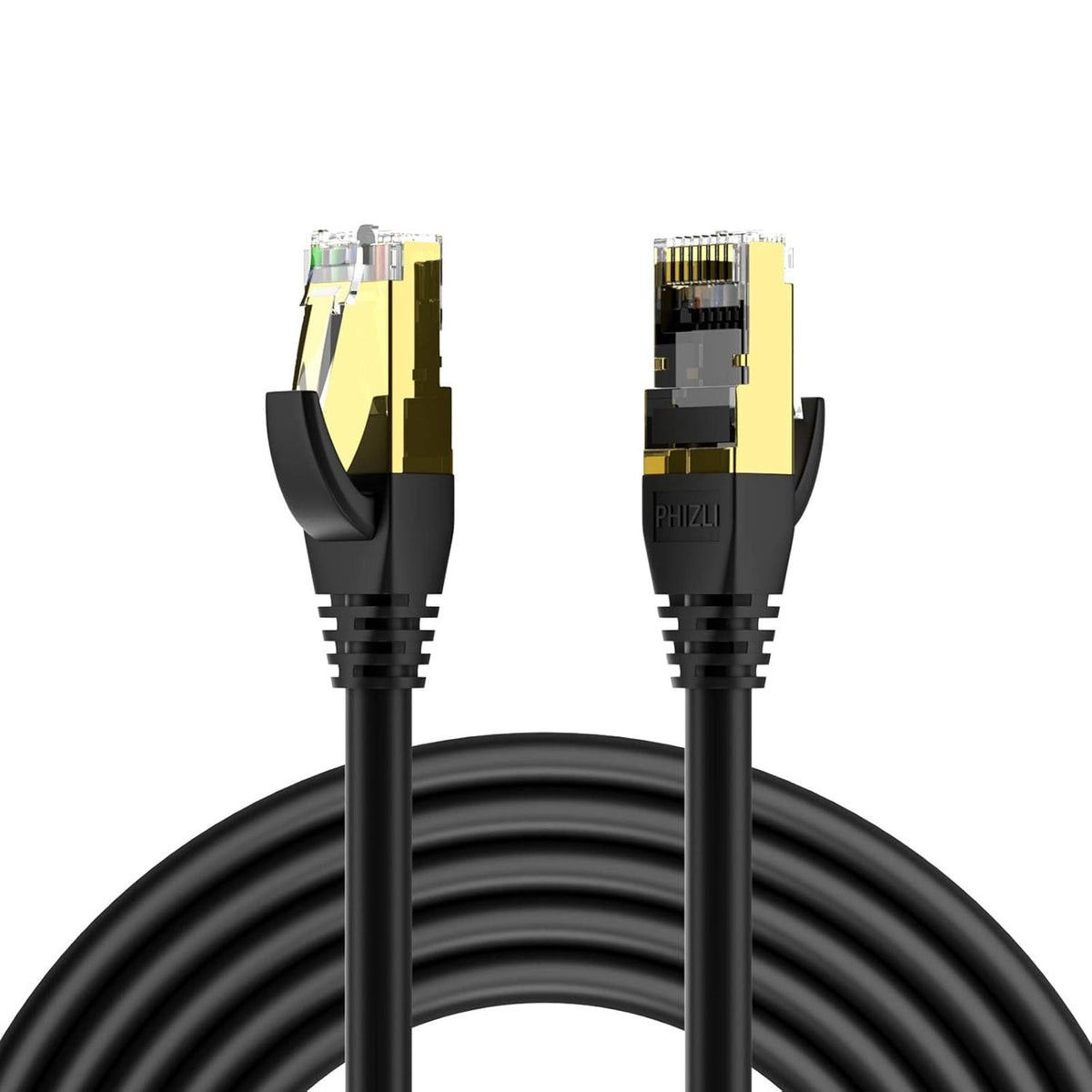 Cat8 Ethernet Cable 100ft 26AWG Waterproof Shielded SFTP RJ45 U923517