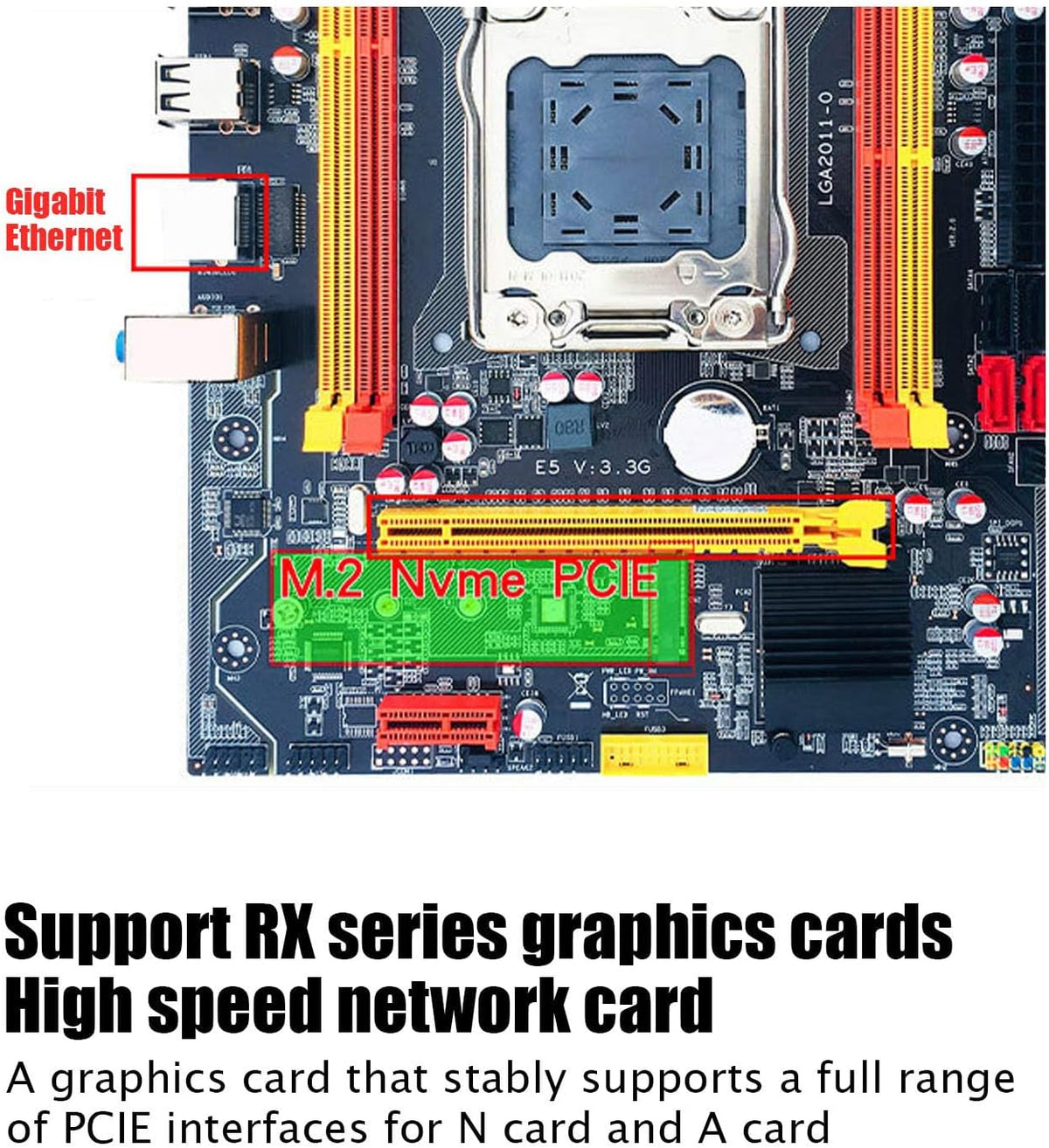 Gaming Motherboard with Indicator Light, DDR3 Memory, Support M.2 Hard Drives P795764