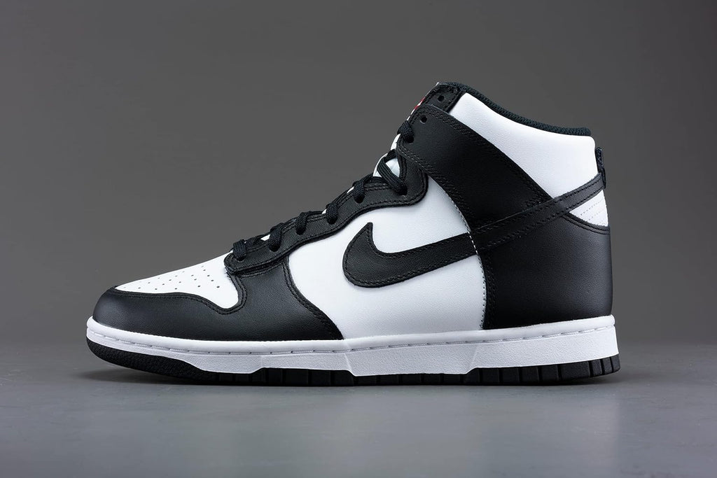 Black/White High Top Shoes Q169