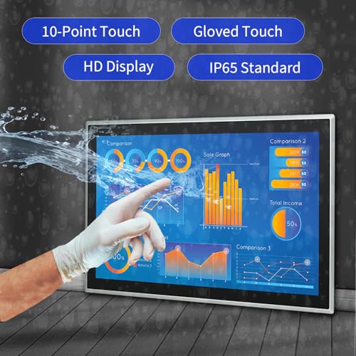 17 inch Android 11 Capacitive Multi-Touch Monitor with IP65 Front U192840