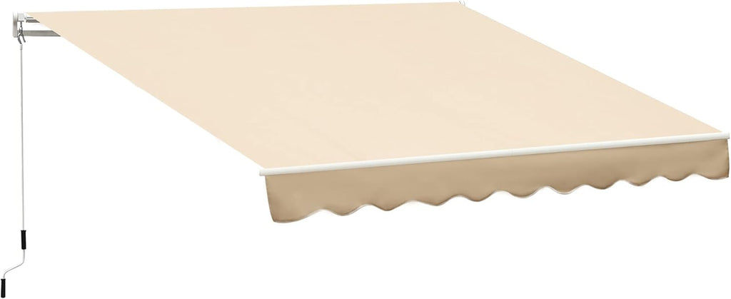 Wine Red Manual Retractable Patio Awning O19834