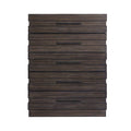 Brown 5 Drawer Chest T643