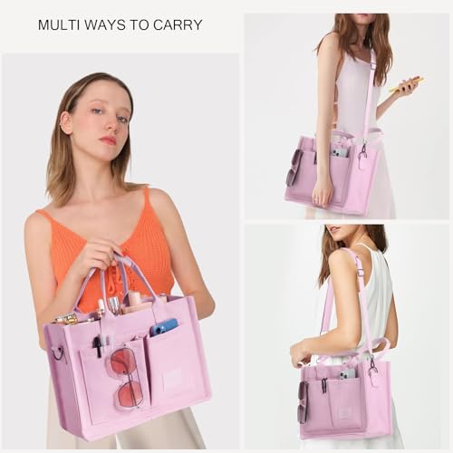 Canvas Tote Bags with Pockets Y964