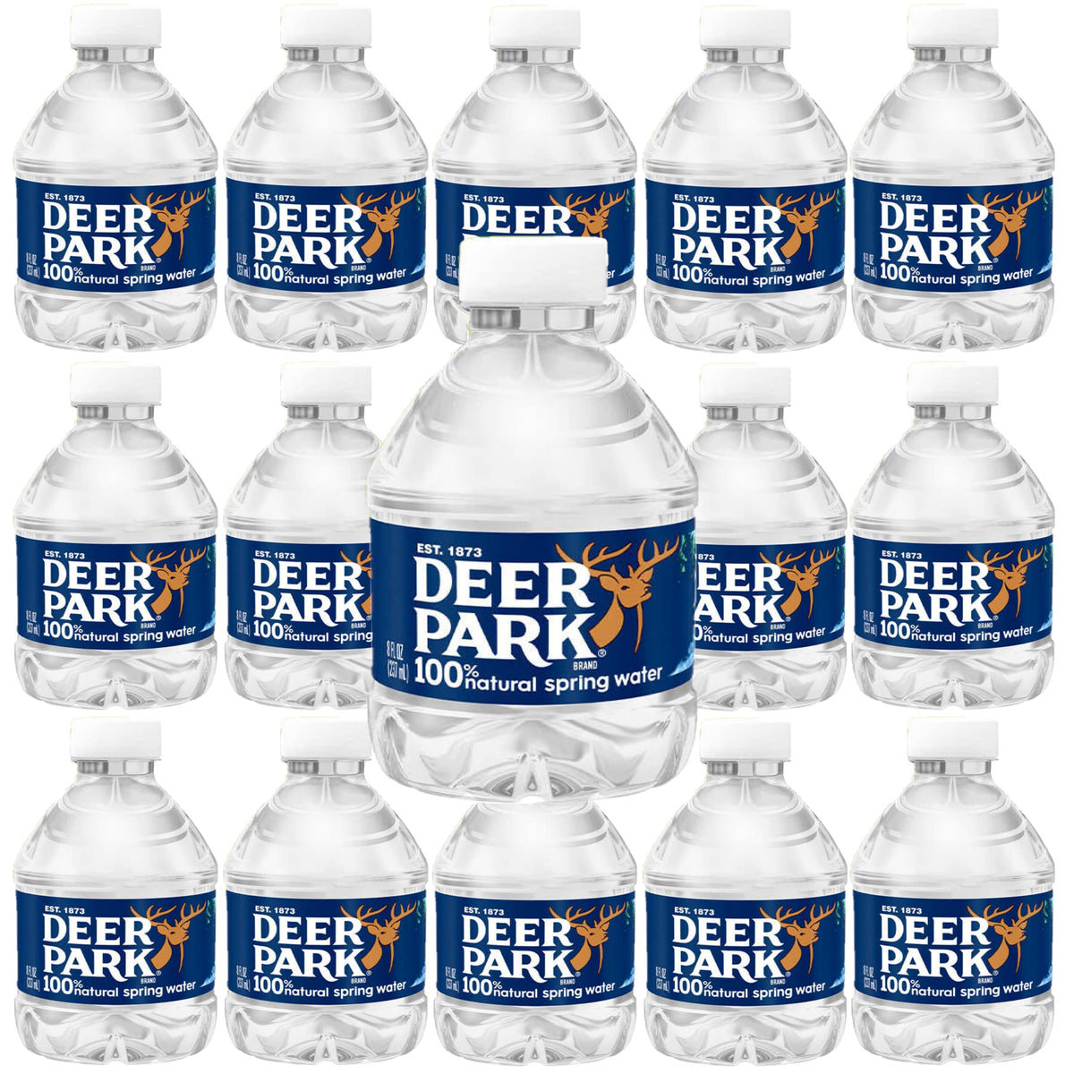 8oz Natural Spring Water, Pack of 15 B585