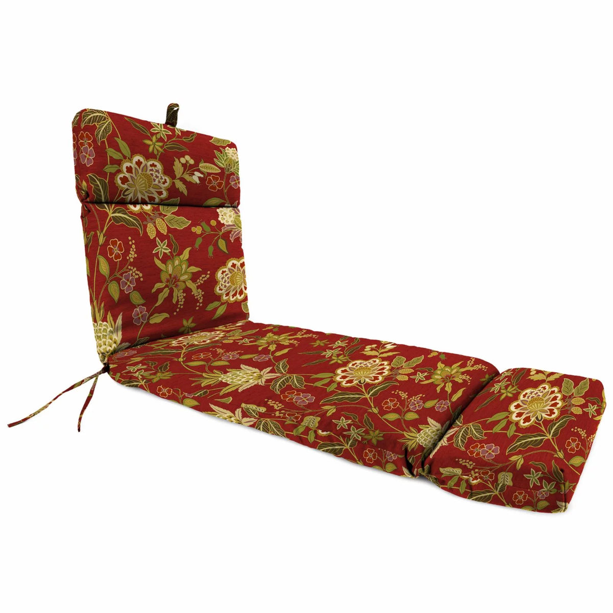72 x 22 in. Rectangular Outdoor Chaise Lounge Cushion with Ties S477