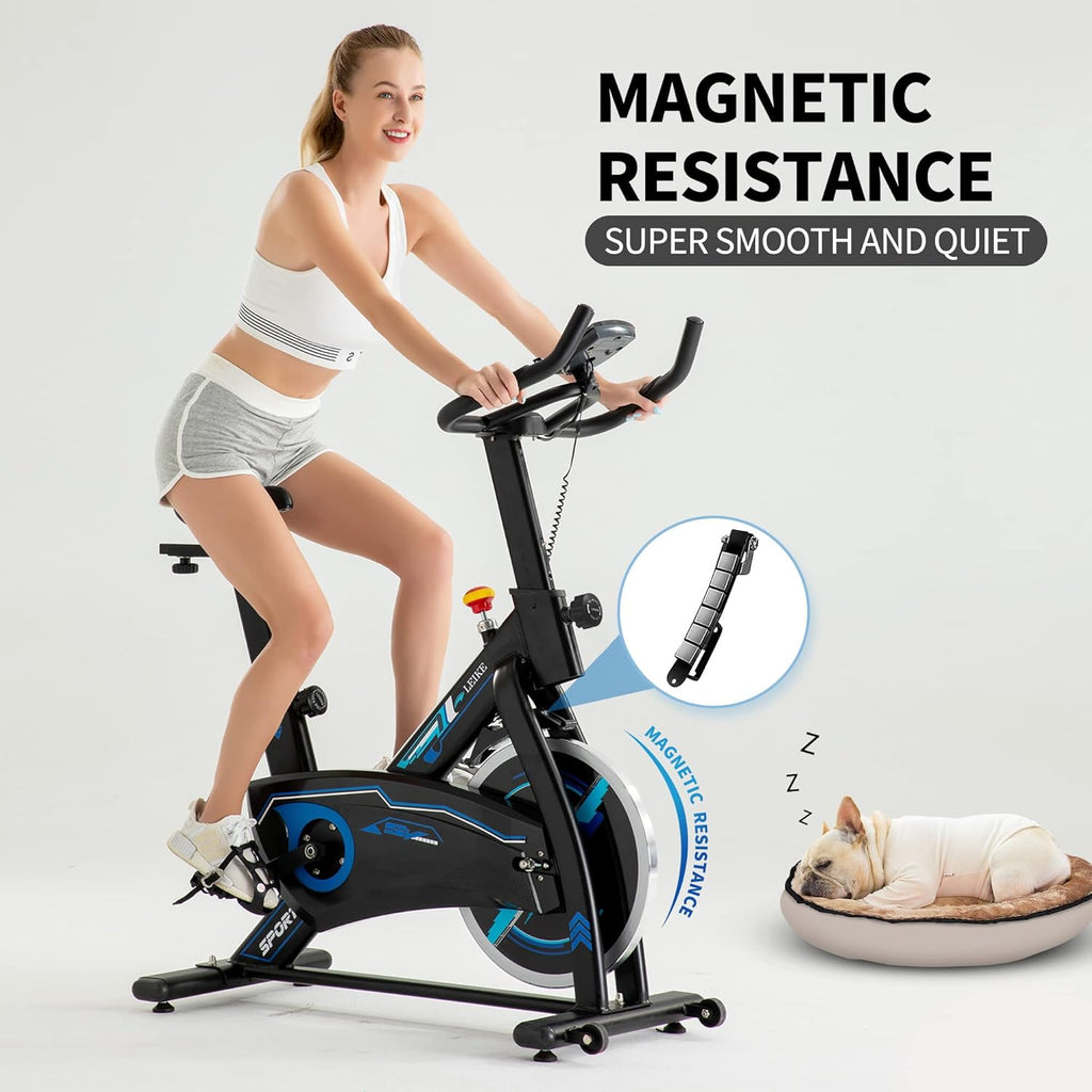 Exercise Bike Magnetic Resistance with Digital Monitor Q398