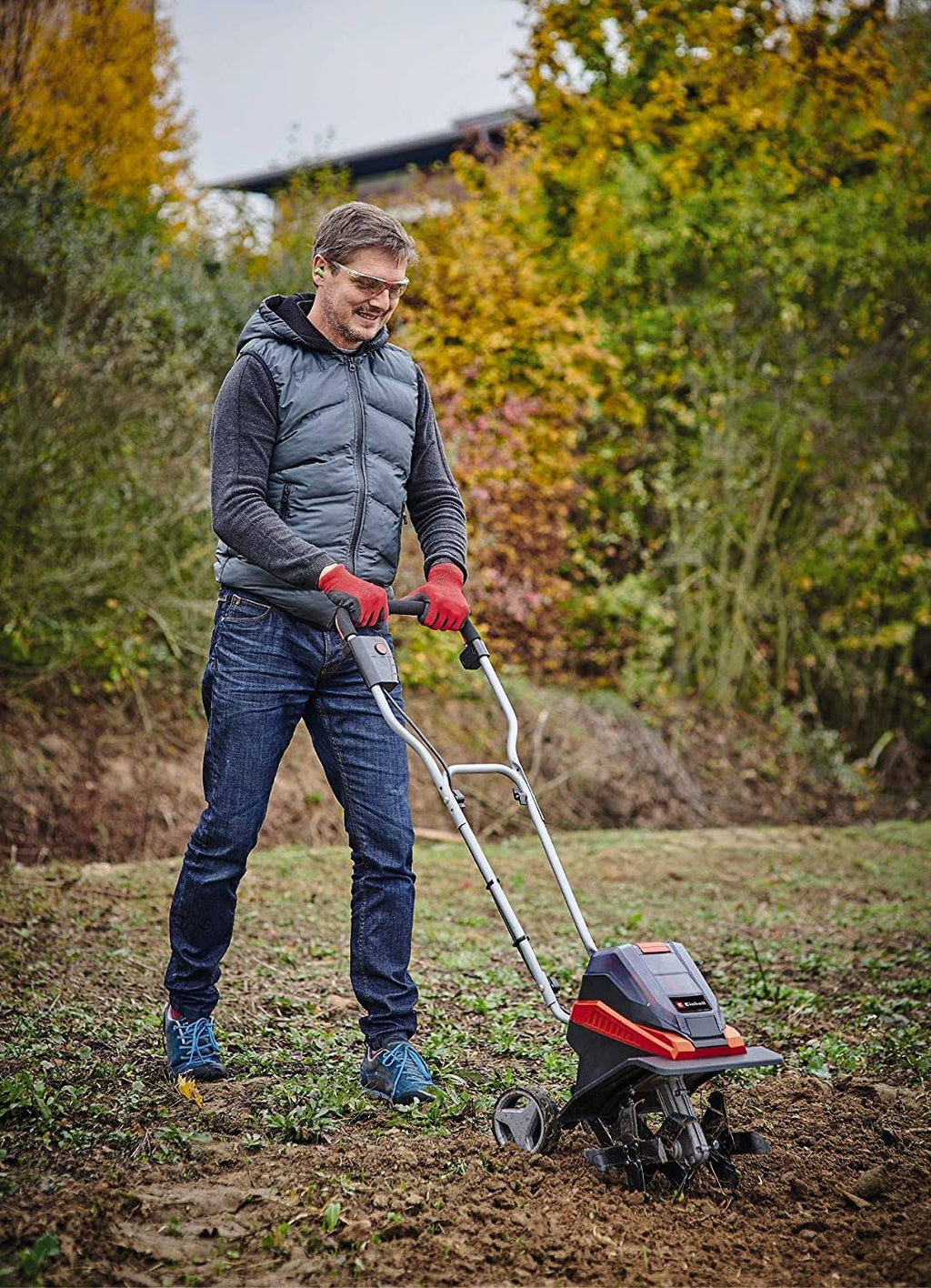 Cordless 8-Inch Tiller with 2X 3.0-Ah Battery and Fast Charger G886962