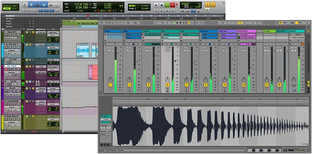 2x2 USB Audio Interface Full Studio Bundle with Studio Monitors and Instrument Cables Y917031
