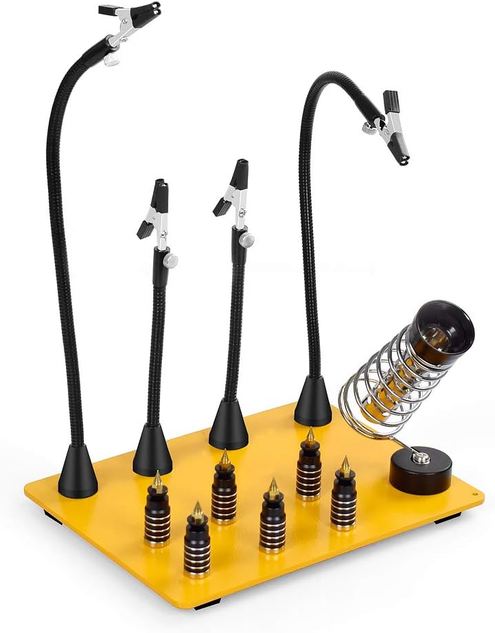 Soldering Station with Six Flexible Helping Hand Arms I4885
