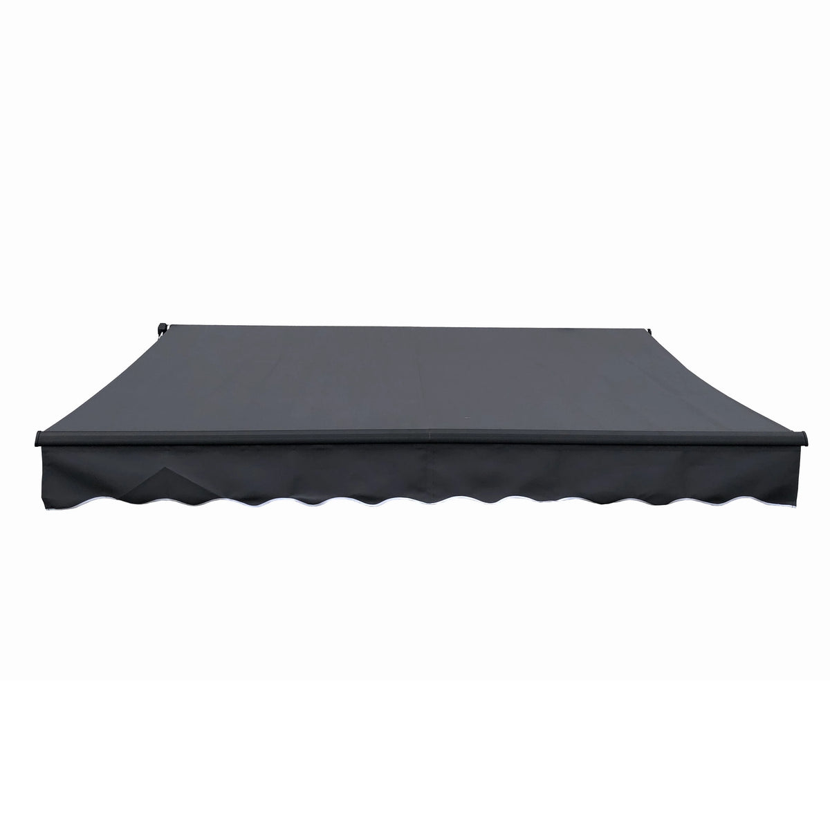 Gray Retractable Patio Awning Q74971