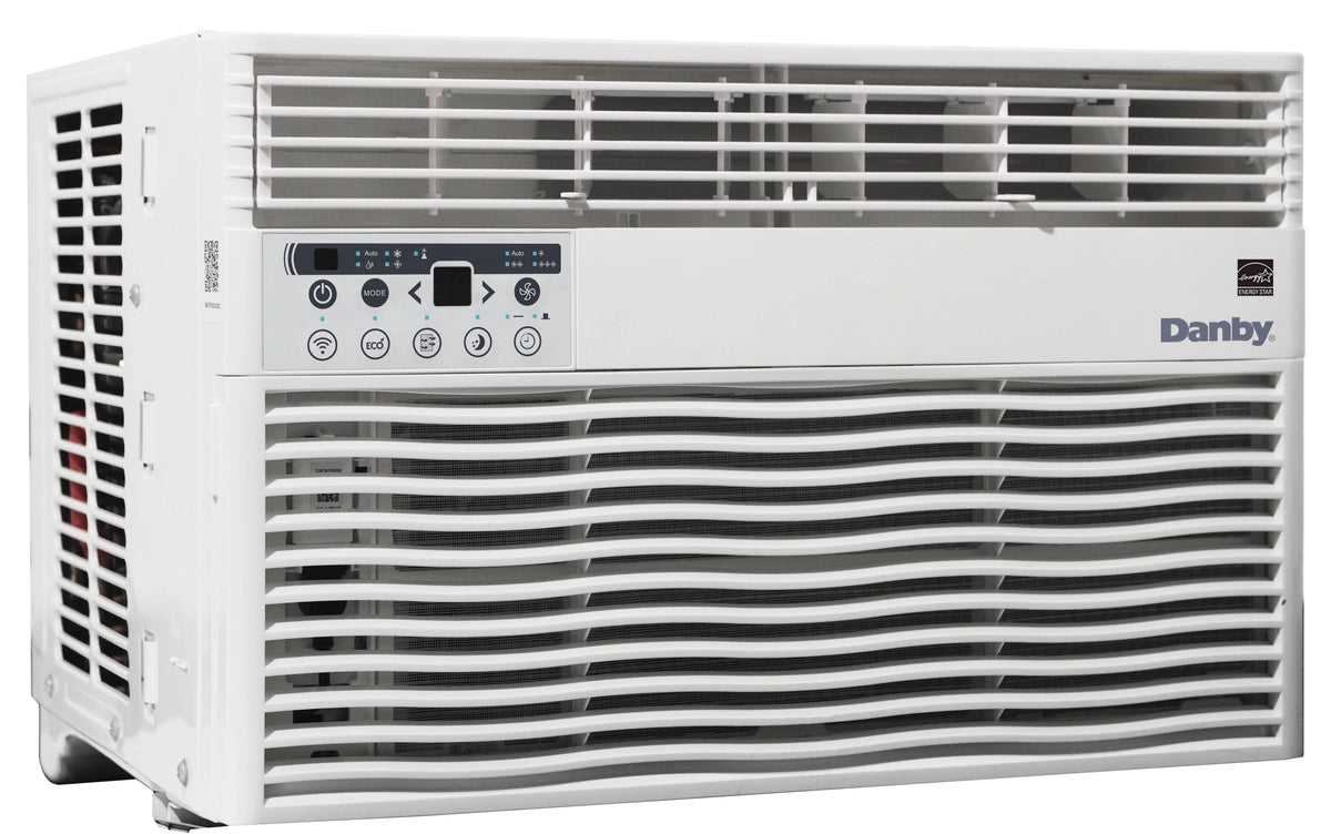 12,000 BTU White Window Air Conditioner with WiFi and Remote W633