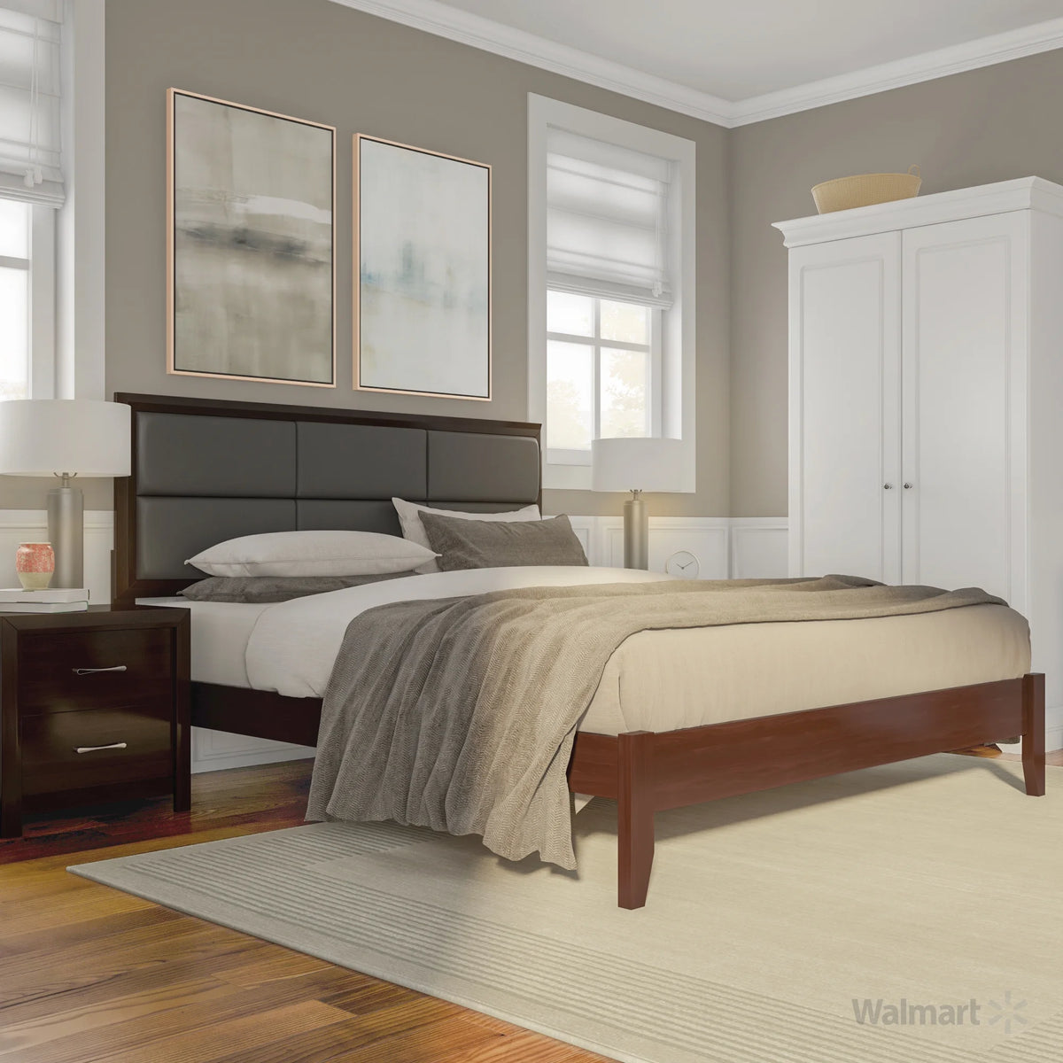 California King Bed and Nightstand Set A72618