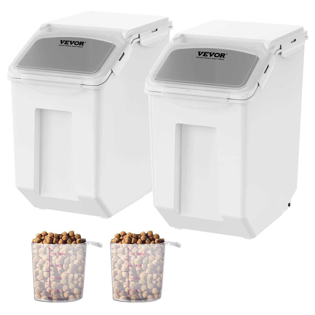 15L Ingredient Storage Dispenser Bin with Measuring Cups Y5256