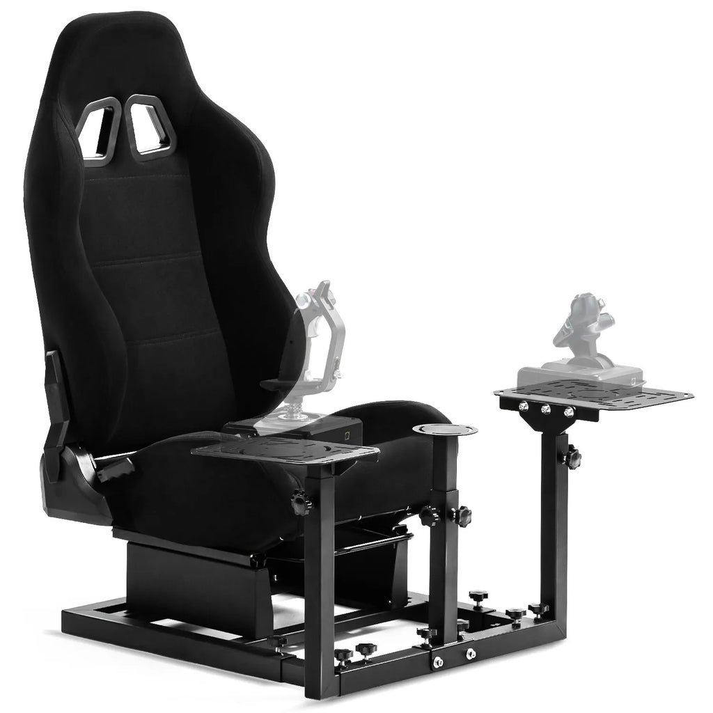 Flight Simulator Cockpit with Black Seat P37959