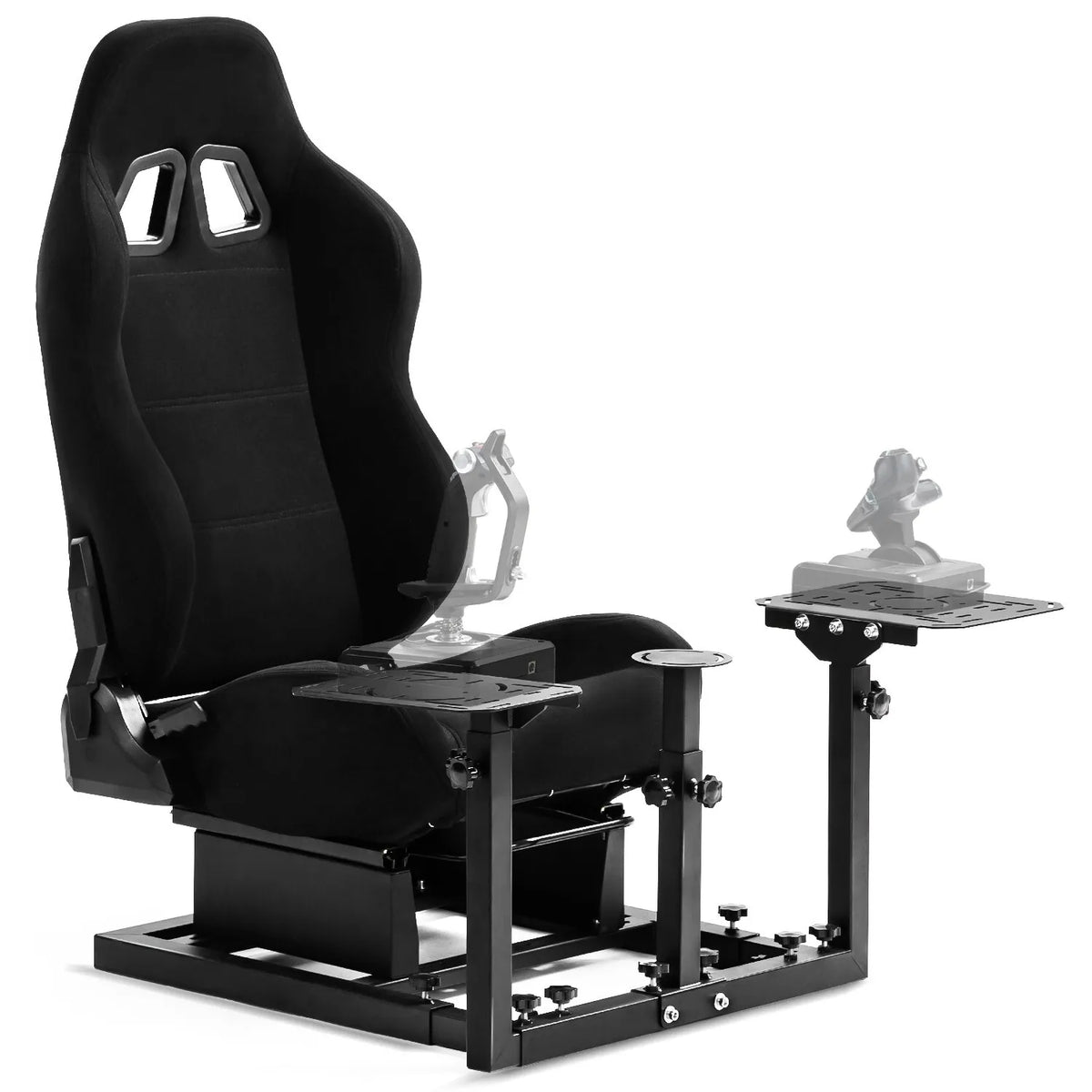 Flight Simulator Cockpit with Black Seat P37959