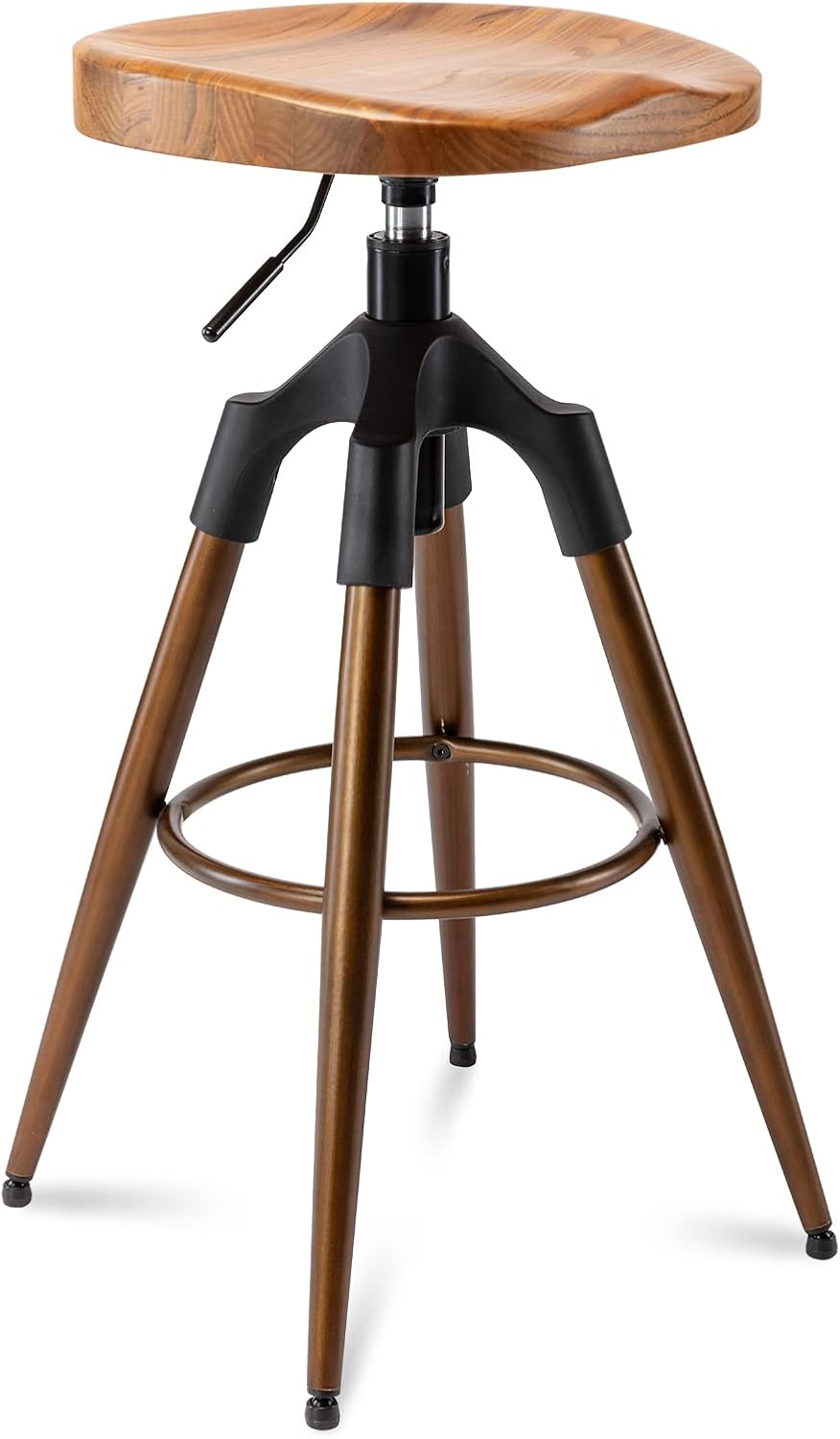 Gold Swivel Adjustable Bar Stool O354654
