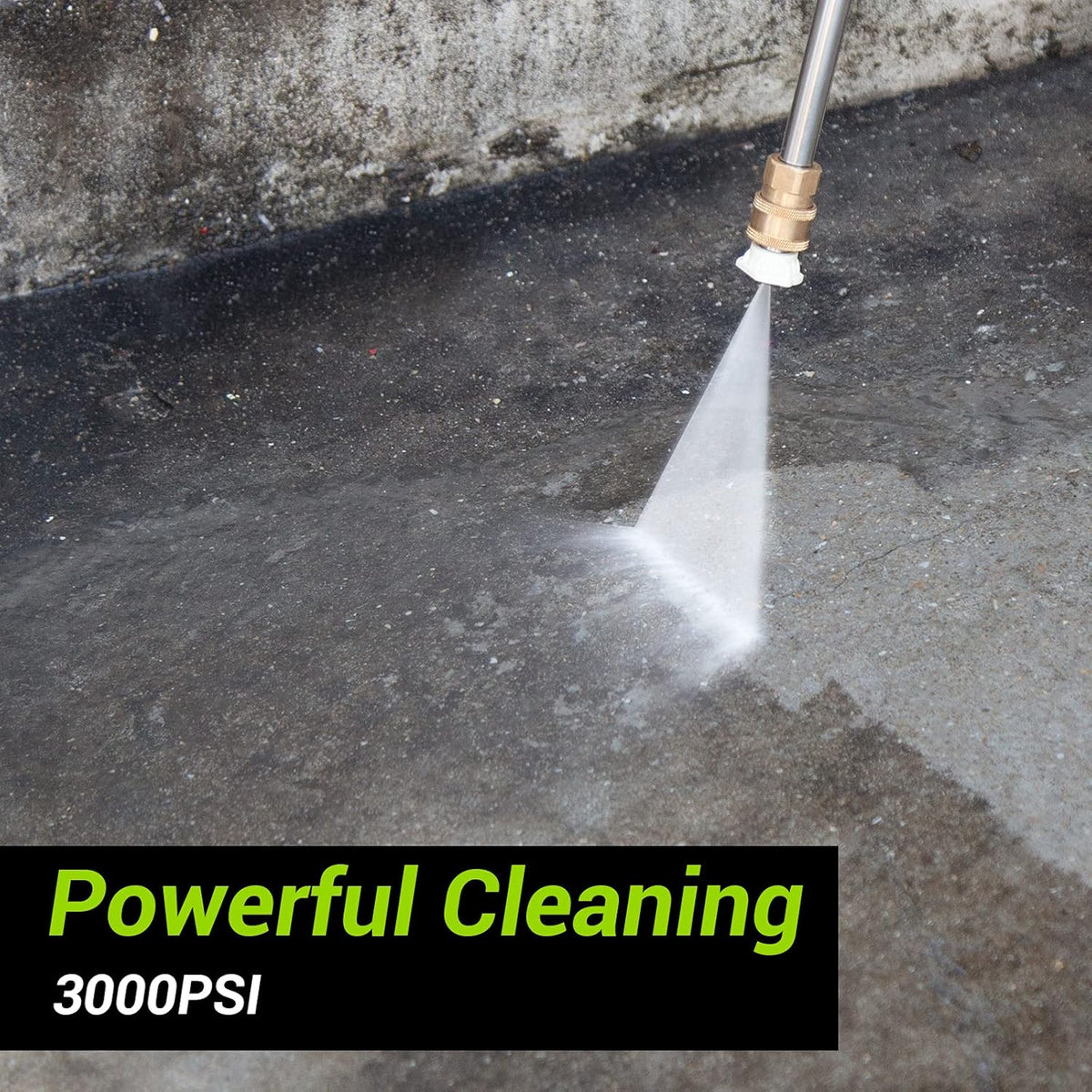 3000PSI Electric Pressure Washer with 4 Quick Connect Nozzles Y6241
