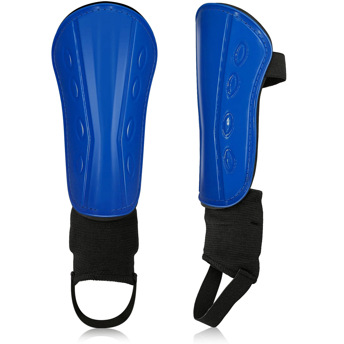 Children's Football Pads, Junior Football Leg Guards, Blue, Small R7346
