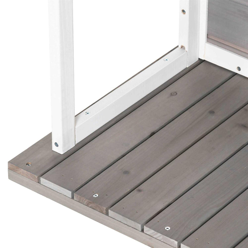Wooden Raised Dog House T66730