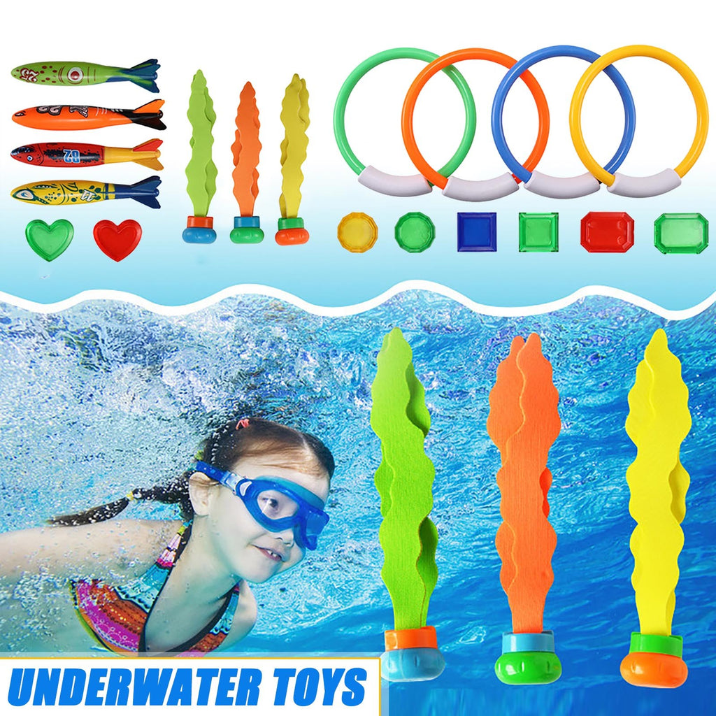 19PC Children's Pool Diving Toy R612453