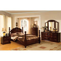 Dark Pine 4-piece Poster Bedroom Set R521