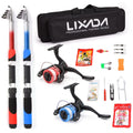 2.1m Telescopic Fishing Rods with 2PCS Reels Fishing Bag S64977