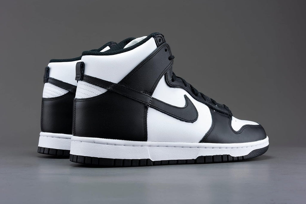 Black/White High Top Shoes Q169