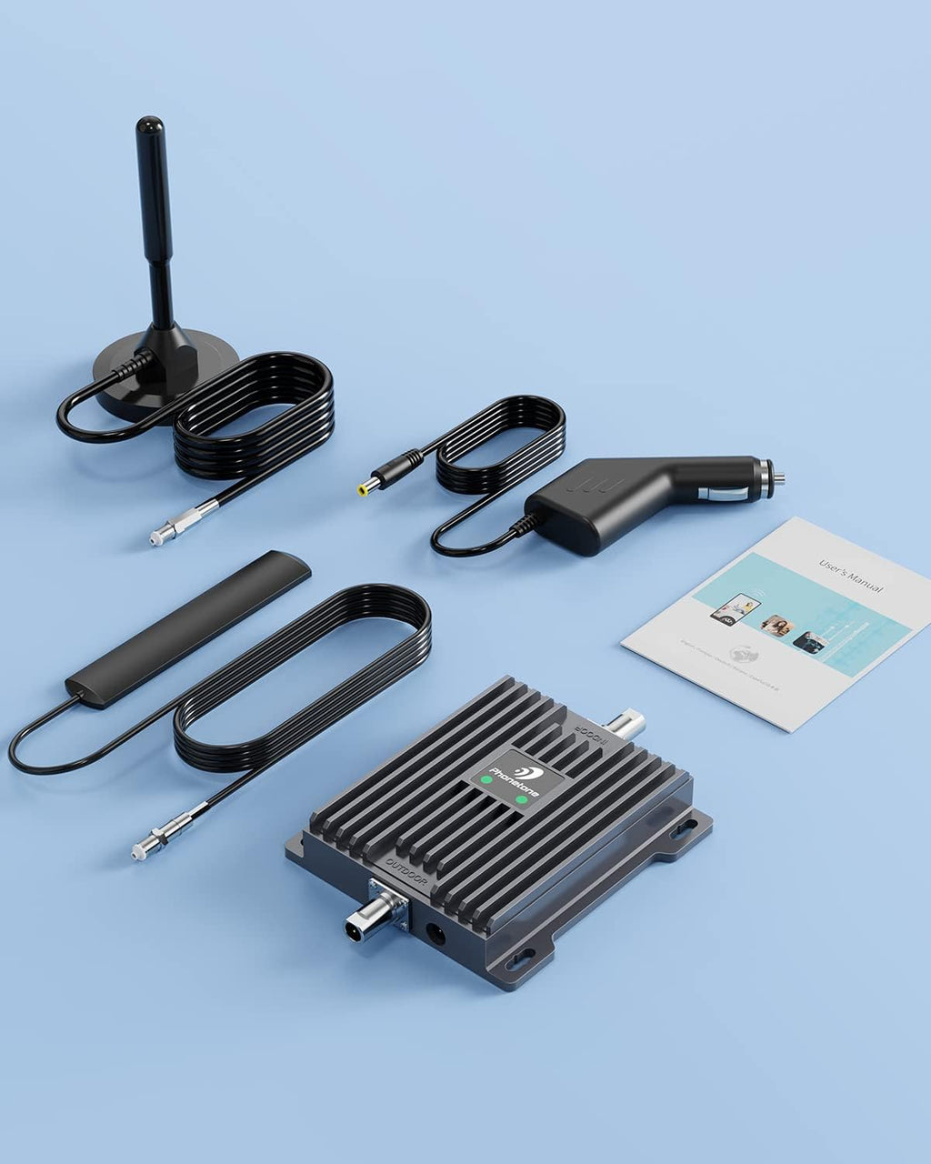 Cell Phone Signal Booster for Cars and SUVs, 5G 4G LTE, Band 12/13/17 Y999