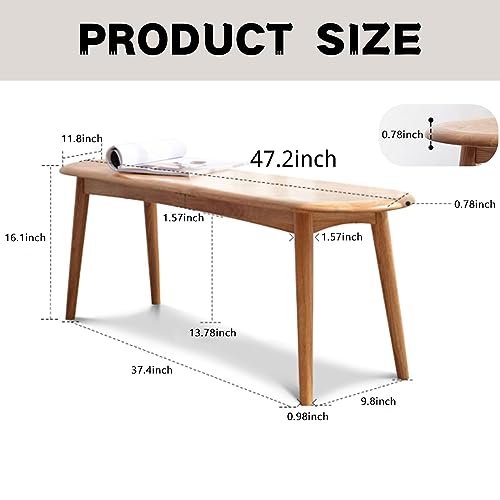 Oak Solid Wood Dining Bench 47.24 D1061