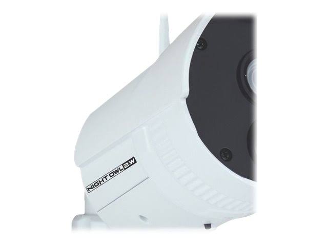 4 Channel 1080p Wireless Security Hub with 4 Infrared IP Cameras and 1 TB Hdd, White C19412