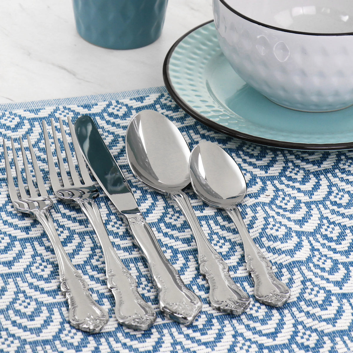 20 Piece Stainless Steel Flatware Set C170418