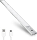 Under Cabinet Lights, 63 LEDs Motion Sensor Dimmable Wireless Rechargeable 230lm Cold White 6500K Pack of 2 C879274