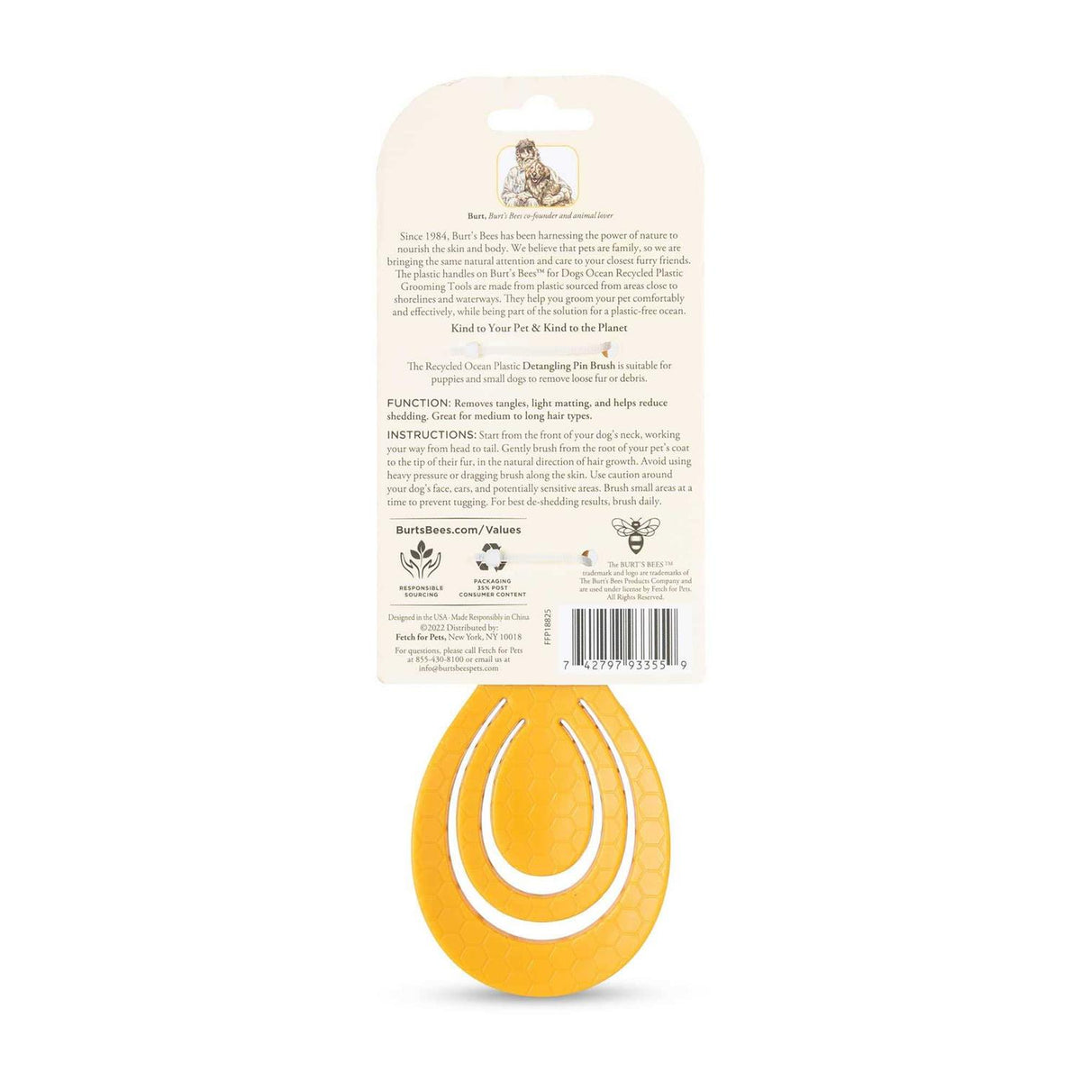Ocean Bound Detangling Pin Brush H8587